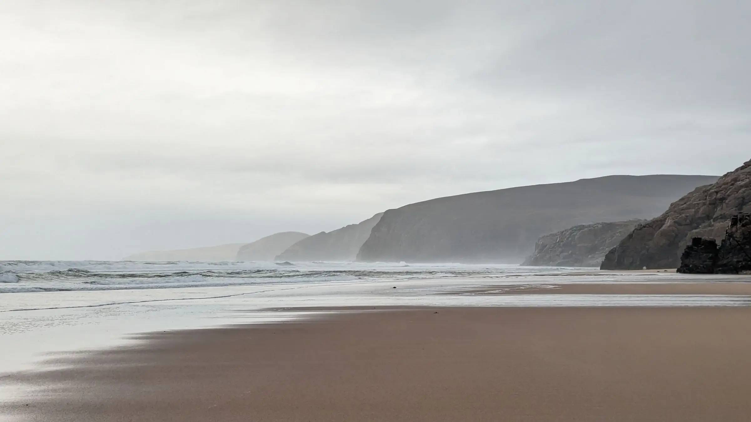 Beach on the Scottish coast